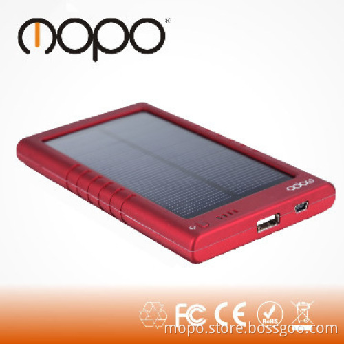 3000mAh solar mobile charger,portable solar power bank